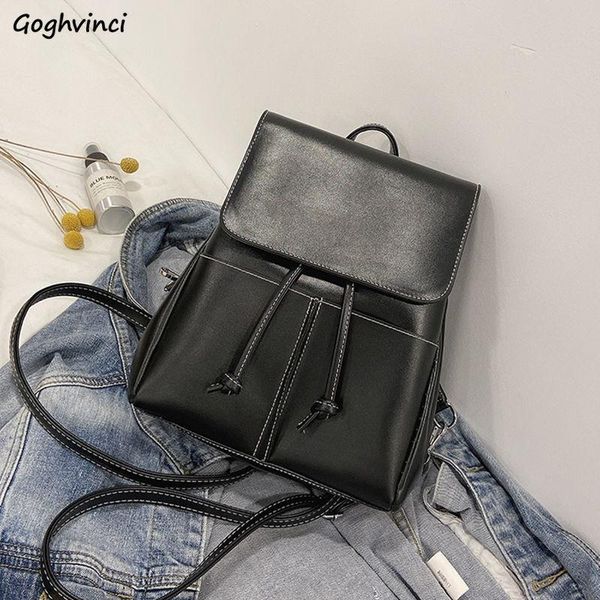 backpack style backpacks women simple pu waterproof thread shoulder straps streetwear chic fashion casual korean students girls female
backpack style backpacks women simple pu waterproof thread shoulder straps streetwear chic fashion casual korean students girls female