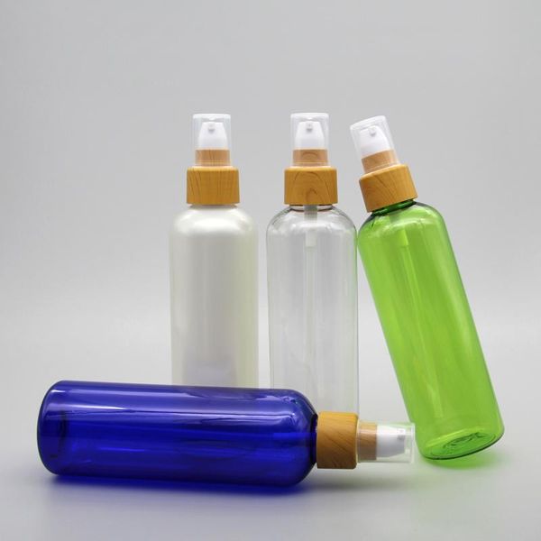 storage bottles & jars 200ml 30pcs transparent plastic bottle with wood grain lotion pump, empty cosmetic toner essence packaging
storage bottles & jars 200ml 30pcs transparent plastic bottle with wood grain lotion pump, empty cosmetic toner essence packaging