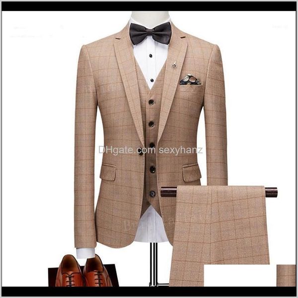 blazers clothing apparel drop delivery 2021 fashion mens suits 3 pieces prom wedding dress formal slim fit plaid men suit set groom tuxedo j, White;black
blazers clothing apparel drop delivery 2021 fashion mens suits 3 pieces prom wedding dress formal slim fit plaid men suit set groom tuxedo j, White;black