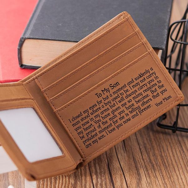 wallets to son christmas gift engraving love words short purse card holder bifold birthday anniversary from, Red;black
wallets to son christmas gift engraving love words short purse card holder bifold birthday anniversary from, Red;black
