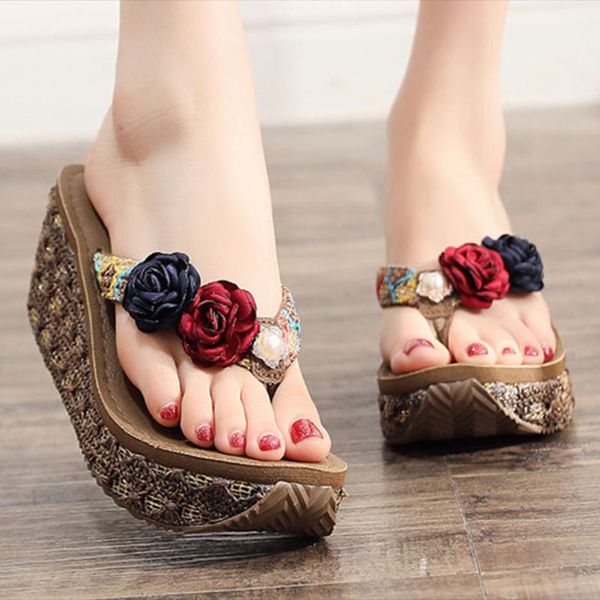 slippers bohemian string bead lady sandals cm high heel women wedge non-slip outdoor slipper summer beach shoes female floral flip-flop, Black
slippers bohemian string bead lady sandals cm high heel women wedge non-slip outdoor slipper summer beach shoes female floral flip-flop, Black