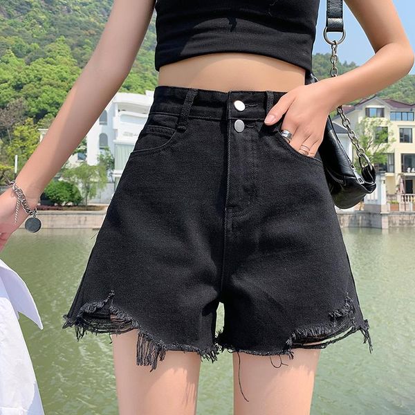 women's shorts women chic fashion pockets frayed hem tassel denim vintage high waist zipper female short jeans mujer, White;black
women's shorts women chic fashion pockets frayed hem tassel denim vintage high waist zipper female short jeans mujer, White;black