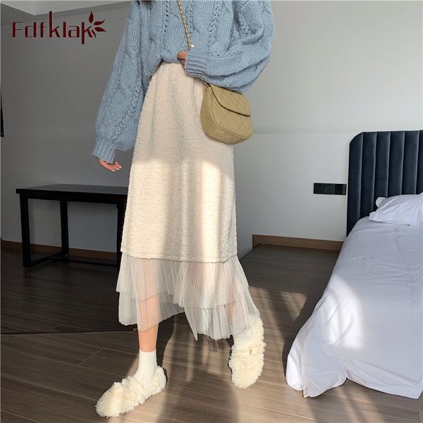skirts thicken lamb wool stitching skirt women net yarn super fairy girlfriends s mid-length high waist female j1g4, Black
skirts thicken lamb wool stitching skirt women net yarn super fairy girlfriends s mid-length high waist female j1g4, Black