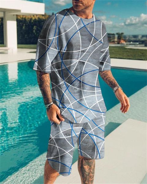 men's tracksuits 2021 summer suit casual short-sleeved fun 3d printing creative o-neck hip-hop t-shirt shorts two-piece set, Gray
men's tracksuits 2021 summer suit casual short-sleeved fun 3d printing creative o-neck hip-hop t-shirt shorts two-piece set, Gray