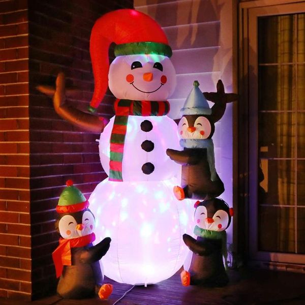 party decoration 6ft christmas inflatable snowman and penguins with colorful rotating led lights blow up outdoor yard
party decoration 6ft christmas inflatable snowman and penguins with colorful rotating led lights blow up outdoor yard