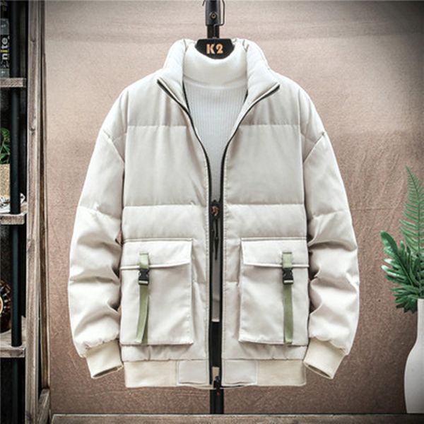 men thicken duck down coats fashion trend windproof warm stand neck puffer jacket designer winter luxury loose puff casual jackets for man, Black
men thicken duck down coats fashion trend windproof warm stand neck puffer jacket designer winter luxury loose puff casual jackets for man, Black