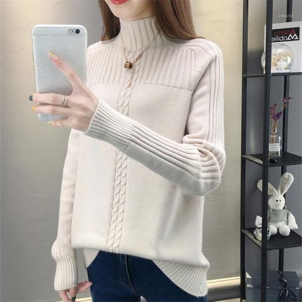 women's sweaters half turtleneck sweater knitted pullover female autumn winter raglan sleeves warm, White;black
women's sweaters half turtleneck sweater knitted pullover female autumn winter raglan sleeves warm, White;black