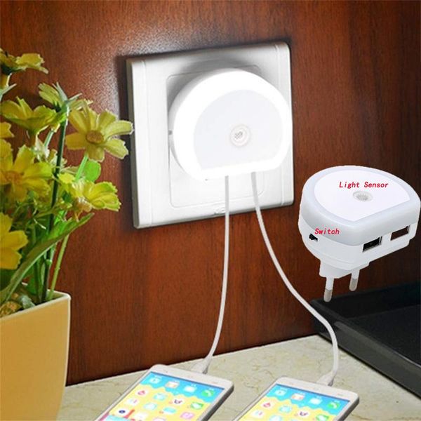 night lights smart light sensor led energy-saving aperture control dual usb output 5v1a rechargeable
night lights smart light sensor led energy-saving aperture control dual usb output 5v1a rechargeable