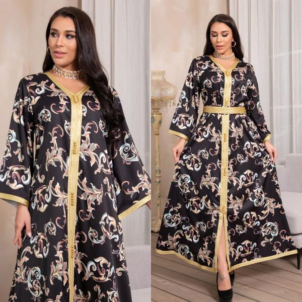 ethnic clothing muslim women long dress v neck print lacing party night evening casual dubai mid east turkey islam robe vestidos 2021, Red
ethnic clothing muslim women long dress v neck print lacing party night evening casual dubai mid east turkey islam robe vestidos 2021, Red