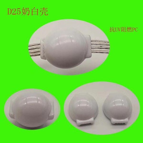 25mm 3d smooth milky lighting led pixel ball,dc12v;ws2811 ic;2leds/0.48w(double sided);ip54;rgb full color;with link t connector modules
25mm 3d smooth milky lighting led pixel ball,dc12v;ws2811 ic;2leds/0.48w(double sided);ip54;rgb full color;with link t connector modules