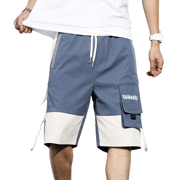 men's shorts men multi pockets short jogger ribbons streetwear knee length sweatpants q6qe, White;black
men's shorts men multi pockets short jogger ribbons streetwear knee length sweatpants q6qe, White;black