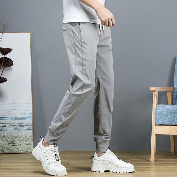 men's pants 2021 spring leisure korean version handsome trend youth loose leggings, Black
men's pants 2021 spring leisure korean version handsome trend youth loose leggings, Black