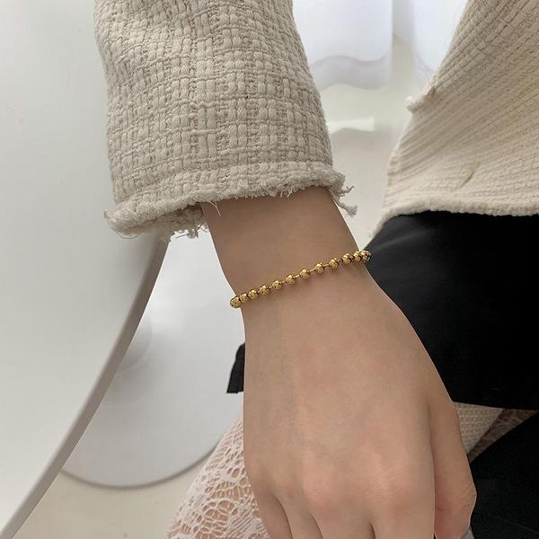 link, chain bead women bracelet charms beaded bracelets ladies round bangles jewellery couples fashion trendy gold color zinc alloy pulseras, Black
link, chain bead women bracelet charms beaded bracelets ladies round bangles jewellery couples fashion trendy gold color zinc alloy pulseras, Black