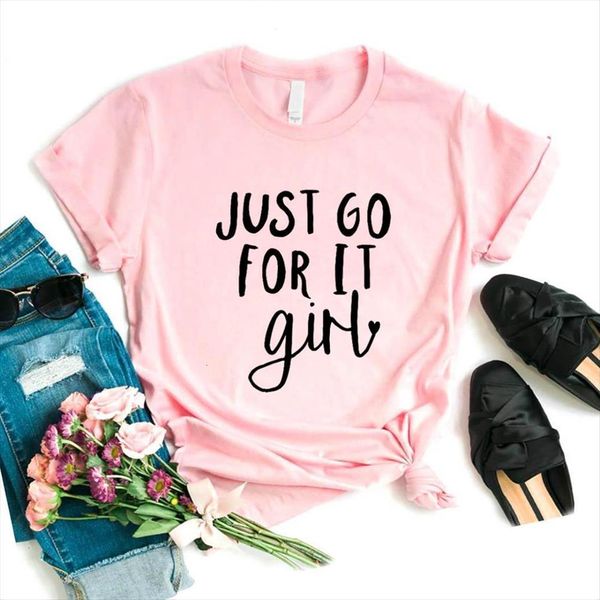 just go it girl womens cotton casual funny yong tee 6 color a 31, White
just go it girl womens cotton casual funny yong tee 6 color a 31, White