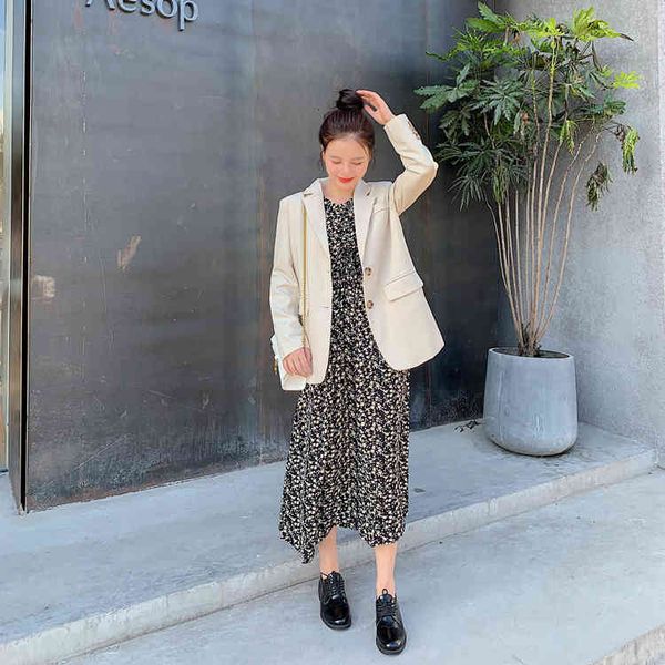 suits winter film springtime summer s han edition dressed in small relaxed leisure jacket joker french novel, White;black
suits winter film springtime summer s han edition dressed in small relaxed leisure jacket joker french novel, White;black