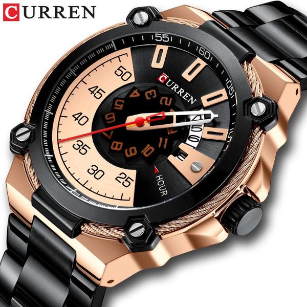 wristwatches brand men stainless steel business watches curren quartz military watch fashion causal male clock auto date relogio homem, Slivery;brown
wristwatches brand men stainless steel business watches curren quartz military watch fashion causal male clock auto date relogio homem, Slivery;brown
