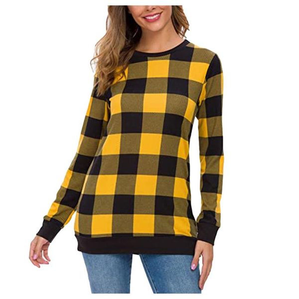 women's blouses & shirts blouse plaid printed for ladies loose casual o collared pullover fashoin clothing 2021 long sleeve blusas, White
women's blouses & shirts blouse plaid printed for ladies loose casual o collared pullover fashoin clothing 2021 long sleeve blusas, White