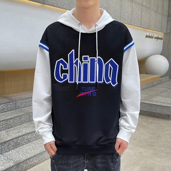 men's hoodies & sweatshirts browon men sweatshirt long sleeve autumn harajuku hip hop loose fit fake two fall winter clothes, Black
men's hoodies & sweatshirts browon men sweatshirt long sleeve autumn harajuku hip hop loose fit fake two fall winter clothes, Black