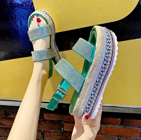 platform shoes sandals women summer buckle flat beach bling footwear 2021 fashion for ladies buty damskie, Black
platform shoes sandals women summer buckle flat beach bling footwear 2021 fashion for ladies buty damskie, Black