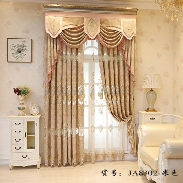 luxury curtains light european style embroidery jacquard for living room bedroom dining curtain & drapes
luxury curtains light european style embroidery jacquard for living room bedroom dining curtain & drapes