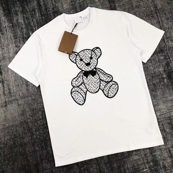 famous designer men's and women's t-shirts short-sleeved tee hair stylist bear print pattern letters summer white s- size, White;black
famous designer men's and women's t-shirts short-sleeved tee hair stylist bear print pattern letters summer white s- size, White;black