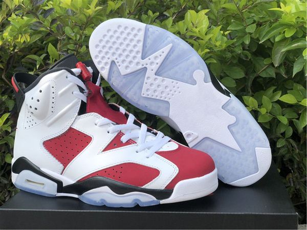 6 carmine white black men athletic shoes 2021 up to date 6s jumpman sports trainers mens sneaker with box, White;red
6 carmine white black men athletic shoes 2021 up to date 6s jumpman sports trainers mens sneaker with box, White;red