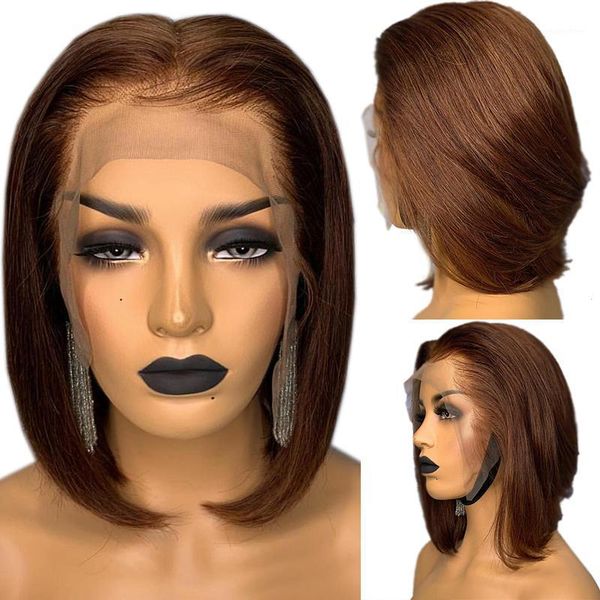 4# brown short cut bob remy human hair lace front wigs for women layered wig glueless full with baby preplucke1, Black;brown
4# brown short cut bob remy human hair lace front wigs for women layered wig glueless full with baby preplucke1, Black;brown