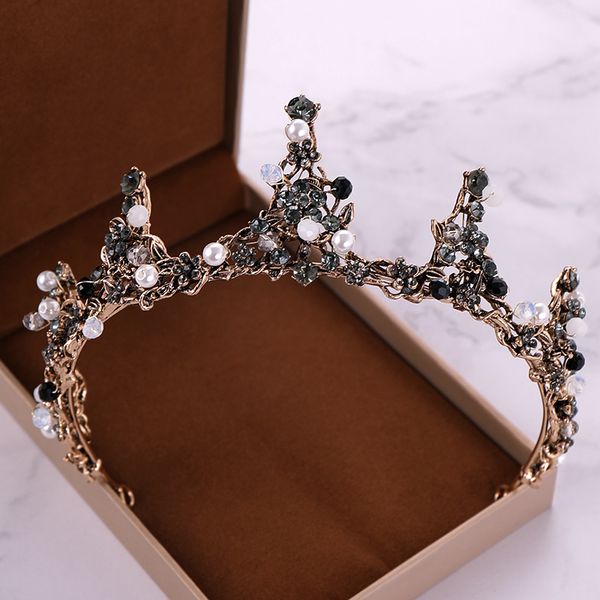vintage handmade rhinestone crystal pearl crown headdress wedding hair accessories princess crown bride wedding crown tiara giftdio chan con, Golden;white
vintage handmade rhinestone crystal pearl crown headdress wedding hair accessories princess crown bride wedding crown tiara giftdio chan con, Golden;white