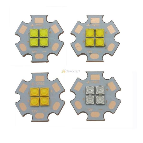 light beads 2pcs cree xte xt-e 4 chips 18w led emitter bulb cool white warm 450nm 3v/6v/12v with 20mm coper pcb
light beads 2pcs cree xte xt-e 4 chips 18w led emitter bulb cool white warm 450nm 3v/6v/12v with 20mm coper pcb
