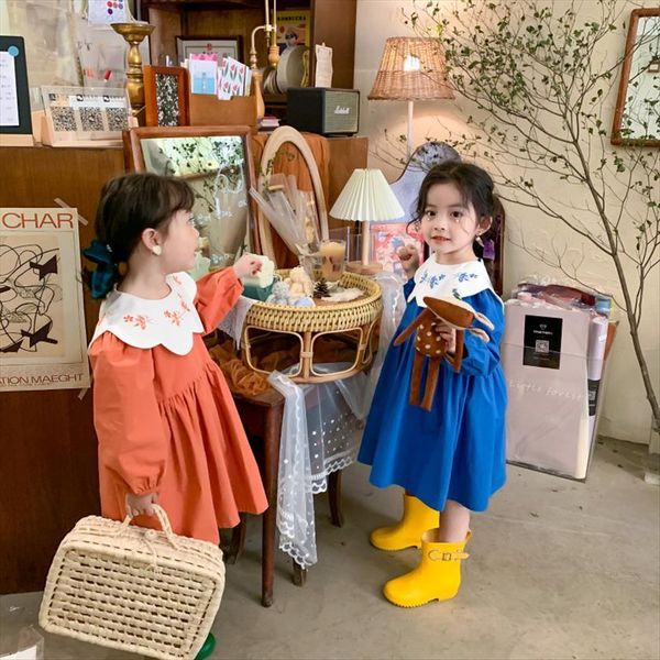 embroidery flower toddler girl cotton dress aline spring clothes print collar long sleeve sweet princess, Red;yellow
embroidery flower toddler girl cotton dress aline spring clothes print collar long sleeve sweet princess, Red;yellow