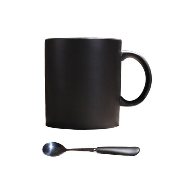 mugs european style creative black matte full capacity mark cup with simple frosted coffee spoon and ceramic lid
mugs european style creative black matte full capacity mark cup with simple frosted coffee spoon and ceramic lid