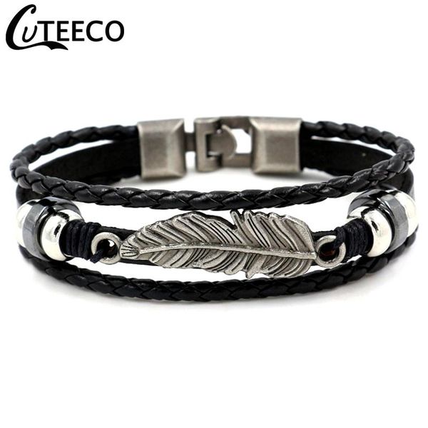 vintage leaf charm bracelets men genuine pu leather bracelet fashion punk jewelry pulseras, Golden;silver
vintage leaf charm bracelets men genuine pu leather bracelet fashion punk jewelry pulseras, Golden;silver