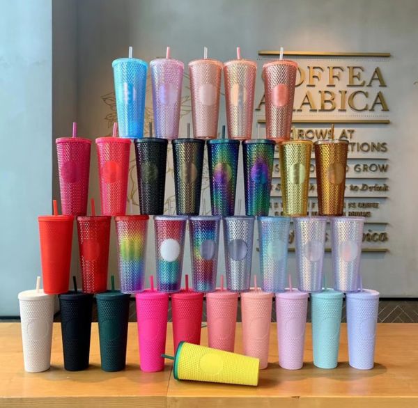 the latest 24oz 710ml starbucks double-layer coffee straw cup mug, diamond colorful, many styles to choose from, support custom logos
the latest 24oz 710ml starbucks double-layer coffee straw cup mug, diamond colorful, many styles to choose from, support custom logos
