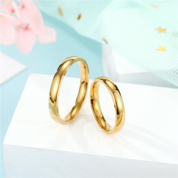 cluster rings dayoff european stainless steel couples ring women men fashion simple smooth round engagement wedding jewelry r45, Golden;silver 
cluster rings dayoff european stainless steel couples ring women men fashion simple smooth round engagement wedding jewelry r45, Golden;silver