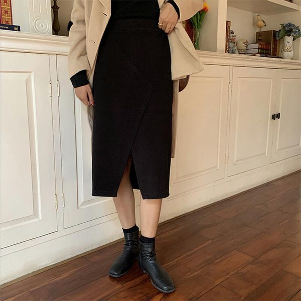 skirts women's autumn winter one-step skirt high waist office lady black a-line 2021 korean style fashion irregular split
skirts women's autumn winter one-step skirt high waist office lady black a-line 2021 korean style fashion irregular split