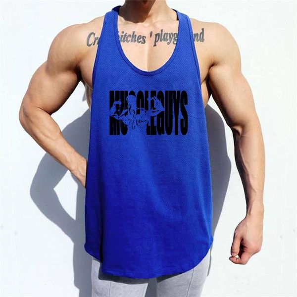 men' tank brand sleeveless shirt mesh gym men clothing running training singlets fashion fitness quick-drying stretch vest, White;black
men' tank brand sleeveless shirt mesh gym men clothing running training singlets fashion fitness quick-drying stretch vest, White;black