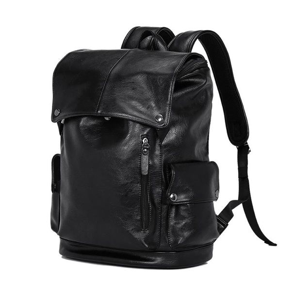 backpack solid black computer lapmen soft pu leather school bags women business office bookbag casual travel bag pack male
backpack solid black computer lapmen soft pu leather school bags women business office bookbag casual travel bag pack male