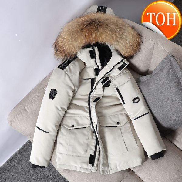 hood couple's detachable real fur down coats winter duck jackets for men & women fashion keep warm outerwear clothes jk-870, Black
hood couple's detachable real fur down coats winter duck jackets for men & women fashion keep warm outerwear clothes jk-870, Black