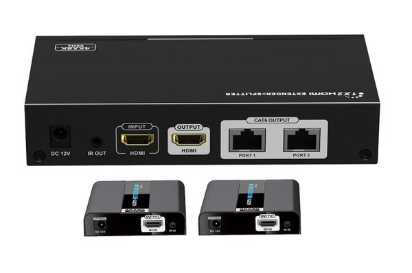 audio cables & connectors up to 100ft/30m, 4kx2k@30/60hz lkv712pro-v2.0 1x2 2.0 poe extender splitter over cat6/6a/7,zero latency
audio cables & connectors up to 100ft/30m, 4kx2k@30/60hz lkv712pro-v2.0 1x2 2.0 poe extender splitter over cat6/6a/7,zero latency