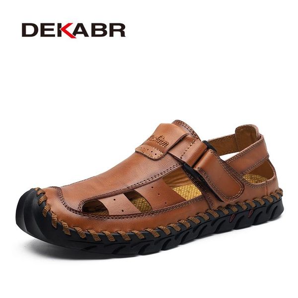 sandals dekabr men's shoes men soft summer leather casual beach outdoor fashion plus size 38~48, Black
sandals dekabr men's shoes men soft summer leather casual beach outdoor fashion plus size 38~48, Black