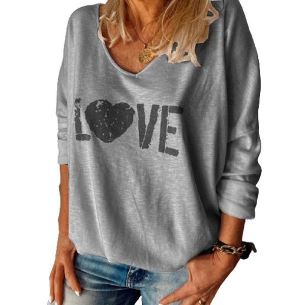 women's t-shirt 2021 women autumn v neck casual loose heart letters print long sleeve femme streetwear tee sj7033m, White
women's t-shirt 2021 women autumn v neck casual loose heart letters print long sleeve femme streetwear tee sj7033m, White