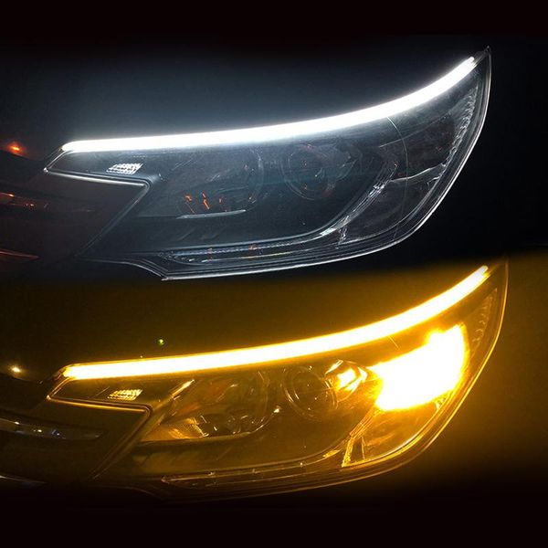 emergency lights 2x waterproof car headlight decorative led strip dual color streamer light flexible turn signal drl daytime running lamp
emergency lights 2x waterproof car headlight decorative led strip dual color streamer light flexible turn signal drl daytime running lamp