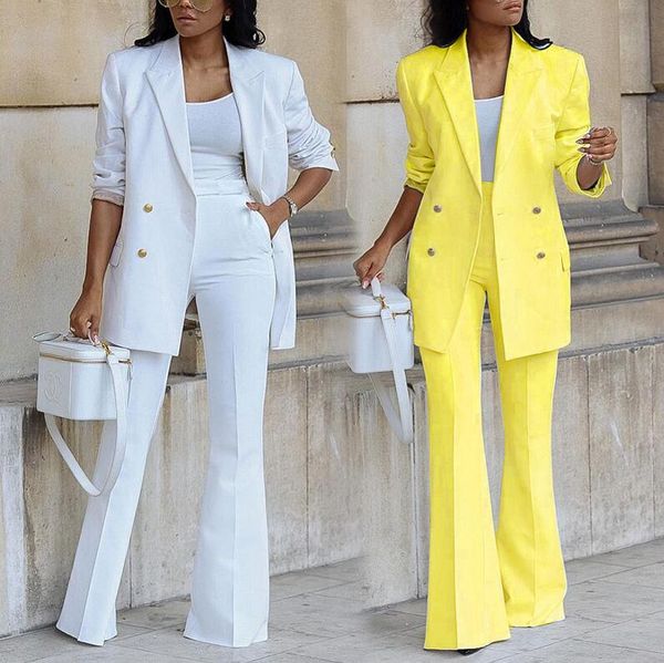 2 pieces blazer suits work clothes wide leg mother of the bride tuxedos prom evening guest wedding wear, White;black
2 pieces blazer suits work clothes wide leg mother of the bride tuxedos prom evening guest wedding wear, White;black