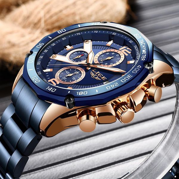 wristwatches lige luxury watch men stainless steel automatic date quartz wrist male clock reloj hombre relogio masculino, Slivery;brown
wristwatches lige luxury watch men stainless steel automatic date quartz wrist male clock reloj hombre relogio masculino, Slivery;brown