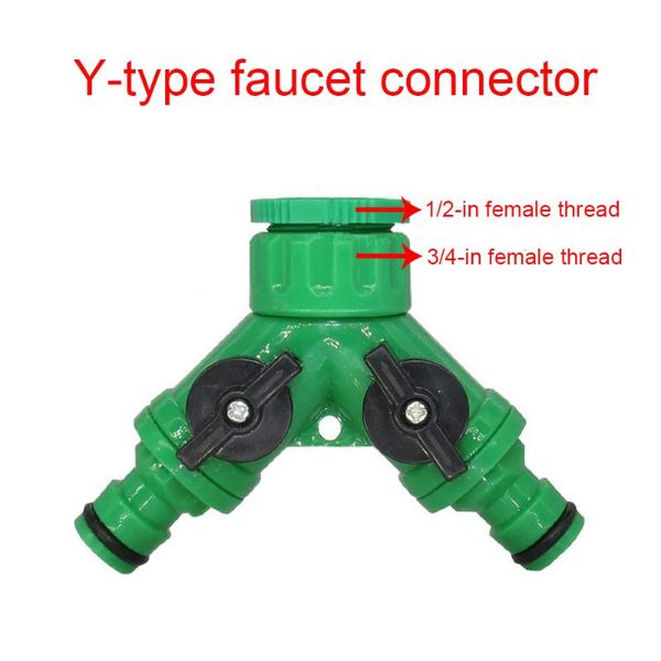 watering equipments gardening micro drip irrigation kits automatic system connectors 1/2"&3/4 "female thread faucet adapter y tap
watering equipments gardening micro drip irrigation kits automatic system connectors 1/2"&3/4 "female thread faucet adapter y tap