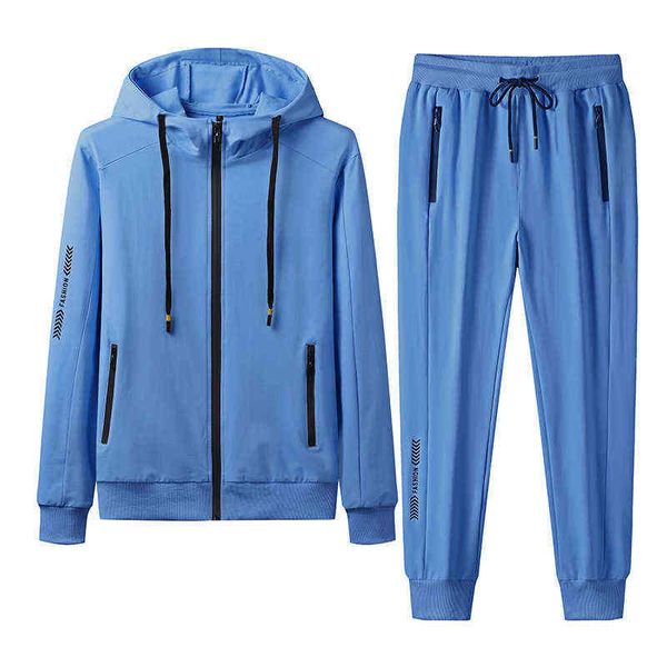 couple casual suit cotton autumn and winter men's hooded cardigan long-sleeved two-piece trousers jacket men, Gray
couple casual suit cotton autumn and winter men's hooded cardigan long-sleeved two-piece trousers jacket men, Gray
