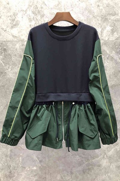 women's hoodies & sweatshirts design sense false two-piece patchwork mid-length sweater womens autumn european goods loose 9bb hx7f, Black
women's hoodies & sweatshirts design sense false two-piece patchwork mid-length sweater womens autumn european goods loose 9bb hx7f, Black