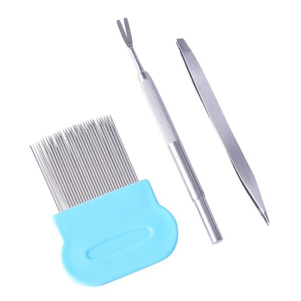 dog apparel 3pcs/set pet flea remover tick removal tool stainless steel double head fork tweezers clip dogs cat puppy supplies
dog apparel 3pcs/set pet flea remover tick removal tool stainless steel double head fork tweezers clip dogs cat puppy supplies