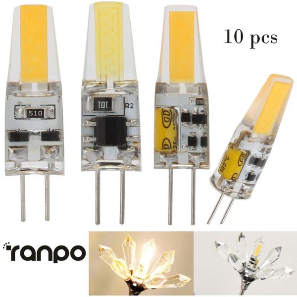 bulbs 10pcs/lot g4 led lamp cob bulb 6w ac/dc 12v 220v candle silicone lights replace 40w halogen for chandelier spotlight
bulbs 10pcs/lot g4 led lamp cob bulb 6w ac/dc 12v 220v candle silicone lights replace 40w halogen for chandelier spotlight