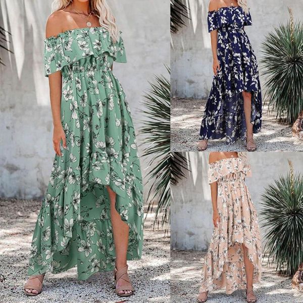 casual dresses one-word neck off-the-shoulder dress short-sleeved print women high waist elegant french style fresh princess, Black;gray
casual dresses one-word neck off-the-shoulder dress short-sleeved print women high waist elegant french style fresh princess, Black;gray